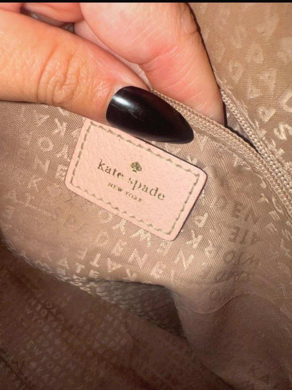 kate spade Blush Pink Leather Dome Satchel